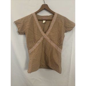 Tribe a people united womens sz x small hand woven cotton made in nepal blouse